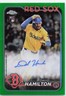 2024 Topps Chrome - David Hamilton #AC-DHA Green Refractor Auto /99 (RC,AU)
