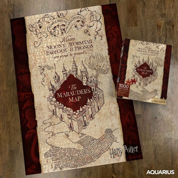 Harry Potter - The Marauder´S Map - Puzzle - 1000 Teile - Neu - Aquarius-image