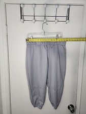 Wilson Grey Classic Fit Youth Baseball Pants Large Boys