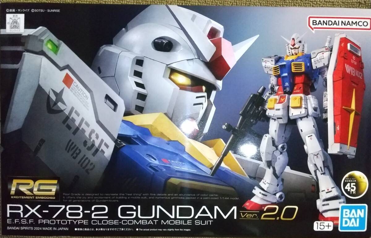 RG RX-78-2 Gundam Ver.2.0 model kit 1/144 2024 | eBay