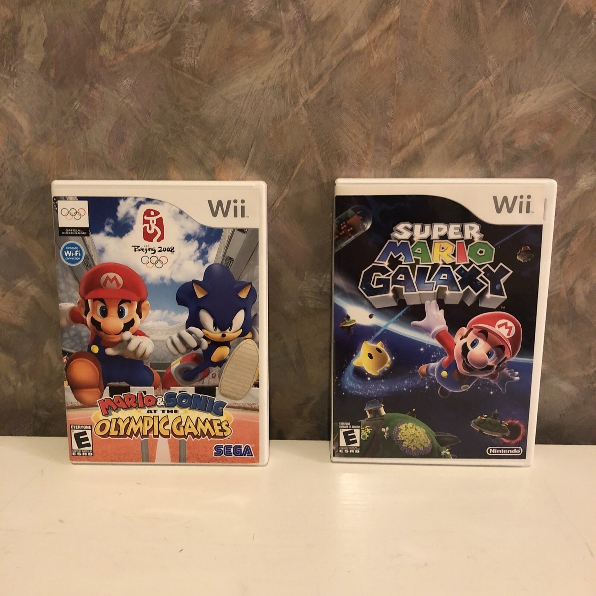 Super Mario Galaxy 1 And 2 Nintendo Wii Video Games Complete Lot Of 2