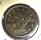 1851 Us Large Cent Coronet Head