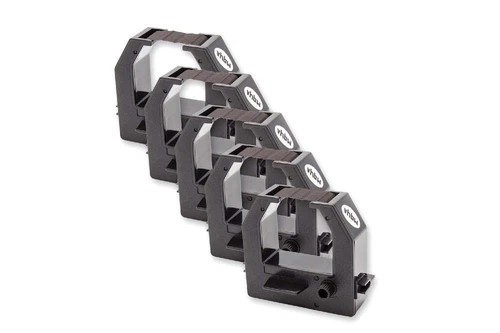 5 Rubans encreur pour Amano EX-1550 BX-1500 BX-1600 AS1000 AS1000A 60i noir