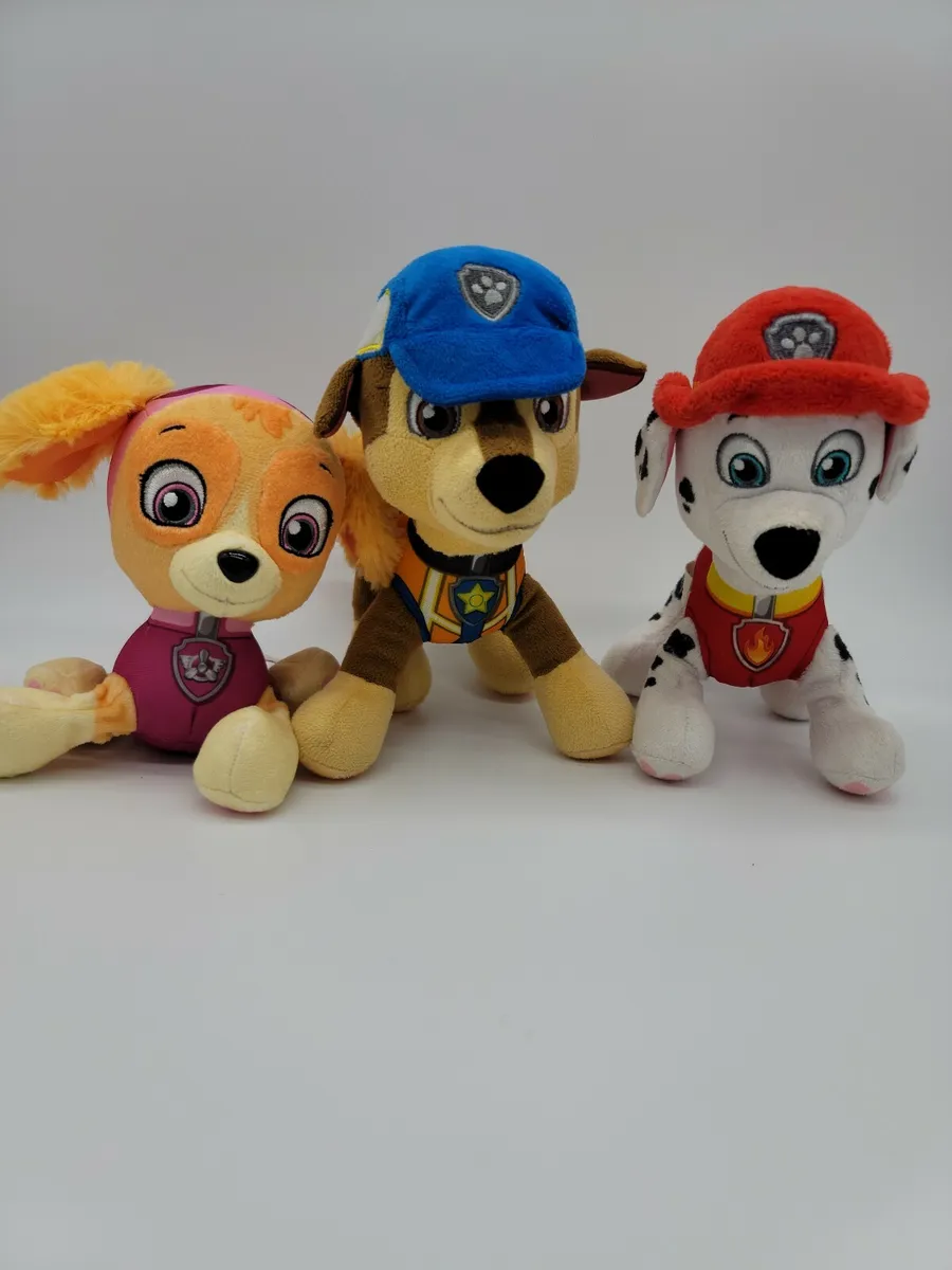 carrera amanecer presión LOT of 3 Paw Patrol Plush Soft Toys | eBay