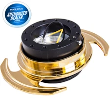NEW NRG BALL LOCK QUICK RELEASE GEN 3.0 BLACK BODY/ GOLD PADDLE SRK-650BK-CG
