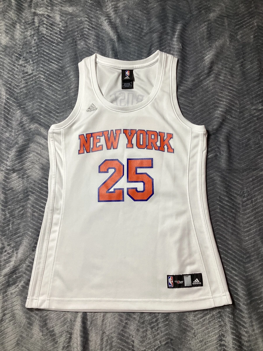 NBA NEW YORK KNICKS BASKETBALL SHIRT JERSEY ADIDAS DERRICK ROSE #25