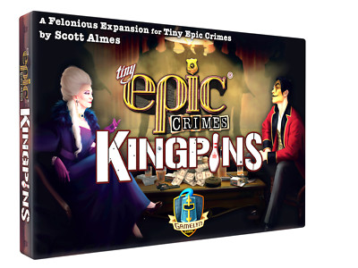 Kingpins Expansion Tiny Epic Crimes Micro Board Game Gamelyn Games TECK Mobsters