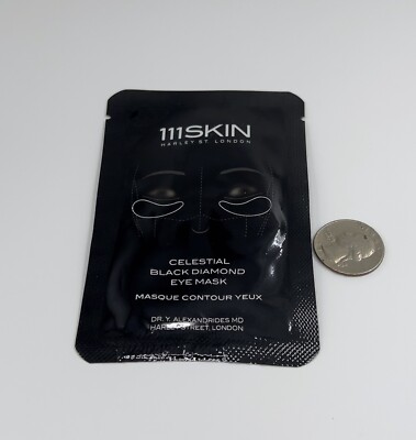 2 x 111Skin Celestial Black Diamond Eye Mask 0.2oz / 6ml Each New