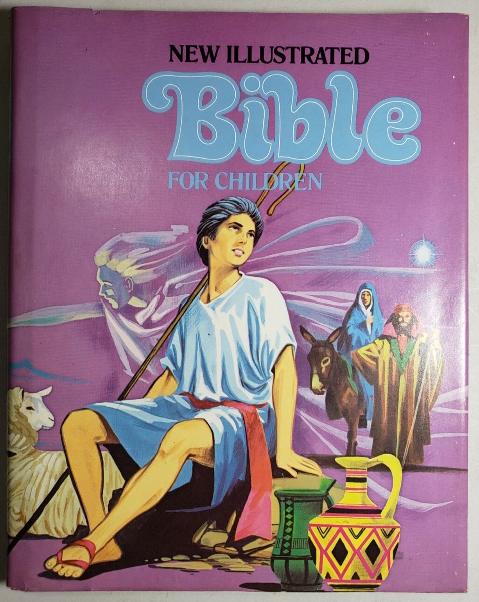 Vintage New Illustrated Bible for Children by Hirsh 1973