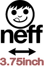 Neff Headwear Bmx Skateboard Snowboard Decals Vinyl Stickers 3.75