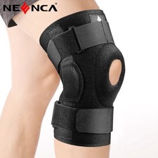 Hinged Knee Brace Adjustable Open Patella Support Swollen Tendon Ligament ACL