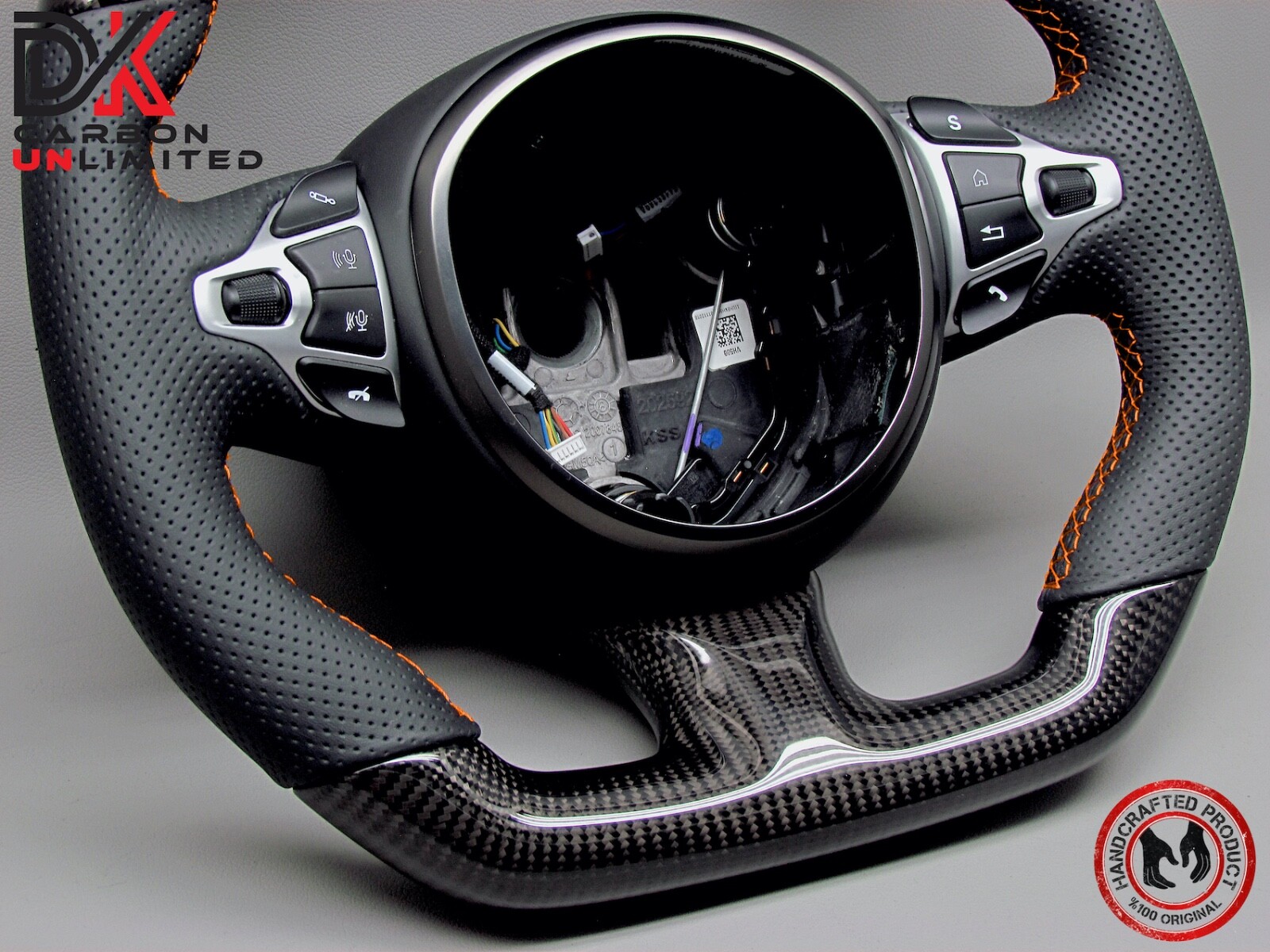 Aston Martin Vantage DBS DB11 Superleggera Orange Ring Carbon Steering Wheel v1