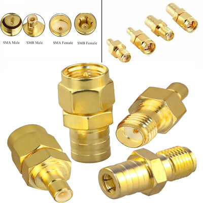 Auto SMA-Adapter SMB-auf-SMA-Adapter DAB-Antennenadapter Für DAB+/FM Antennen 4X
