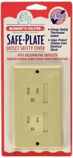 Mommys Helper Safe Plate Electrical Outlet Covers Decora, Almond