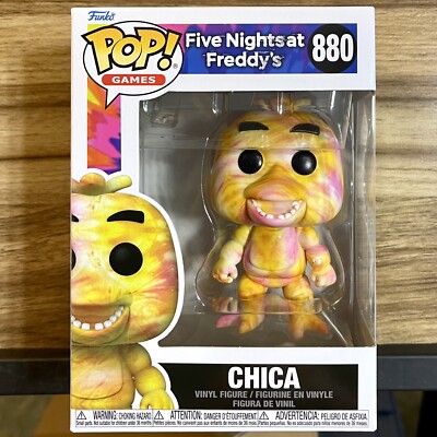 Tie-Dye Chica Funko Pop #880 Five Nights At Freddy s Vinyl Figure Brand New