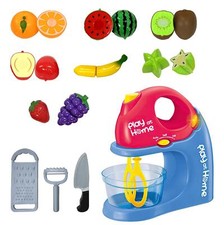 Educational Kitchen Mixer Cuttable Play Food Fruit Set Pretend Play Kids Toy