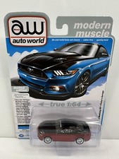 Rare Auto World Modern Muscle 2015 Ford Mustang GT Ultra Red Chase