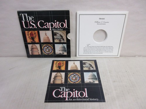 1994 United States Capitol Commemorative Silver Dollar EMPTY PACKAGING ONLY