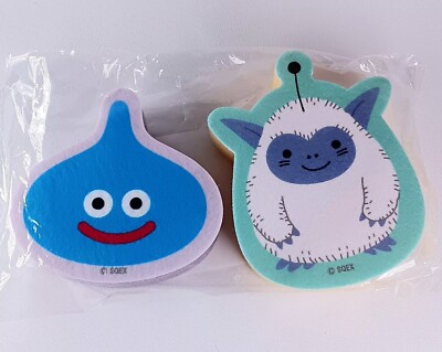 Slime Fluffy Dragon Quest Kuji Special Monster Kitchen Sponge 2pc