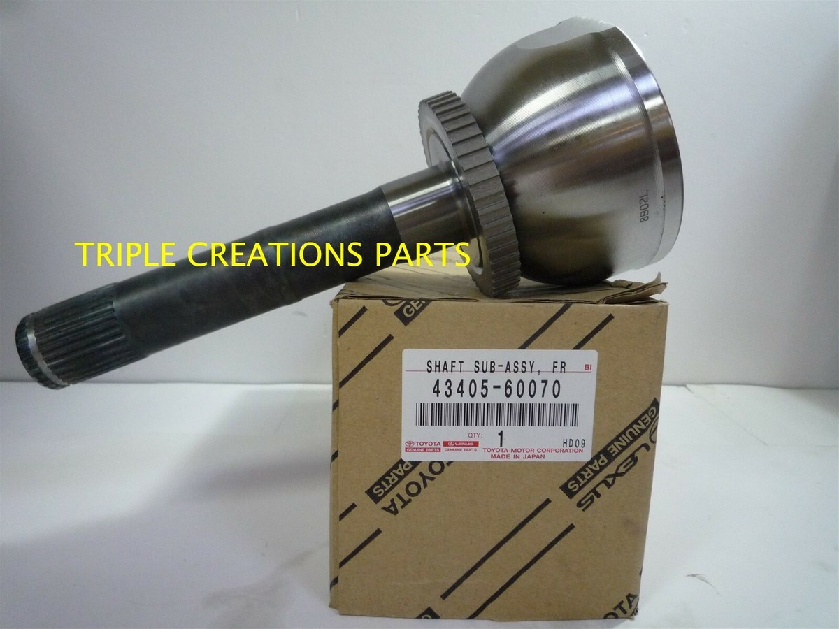 4340560070 Genuine Toyota Shaft Sub-Assy Front Axle Outer 43405