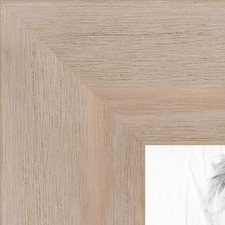ArtToFrames Picture Frame Custom 1.75" White Tan Distressed Wood 4290 Small