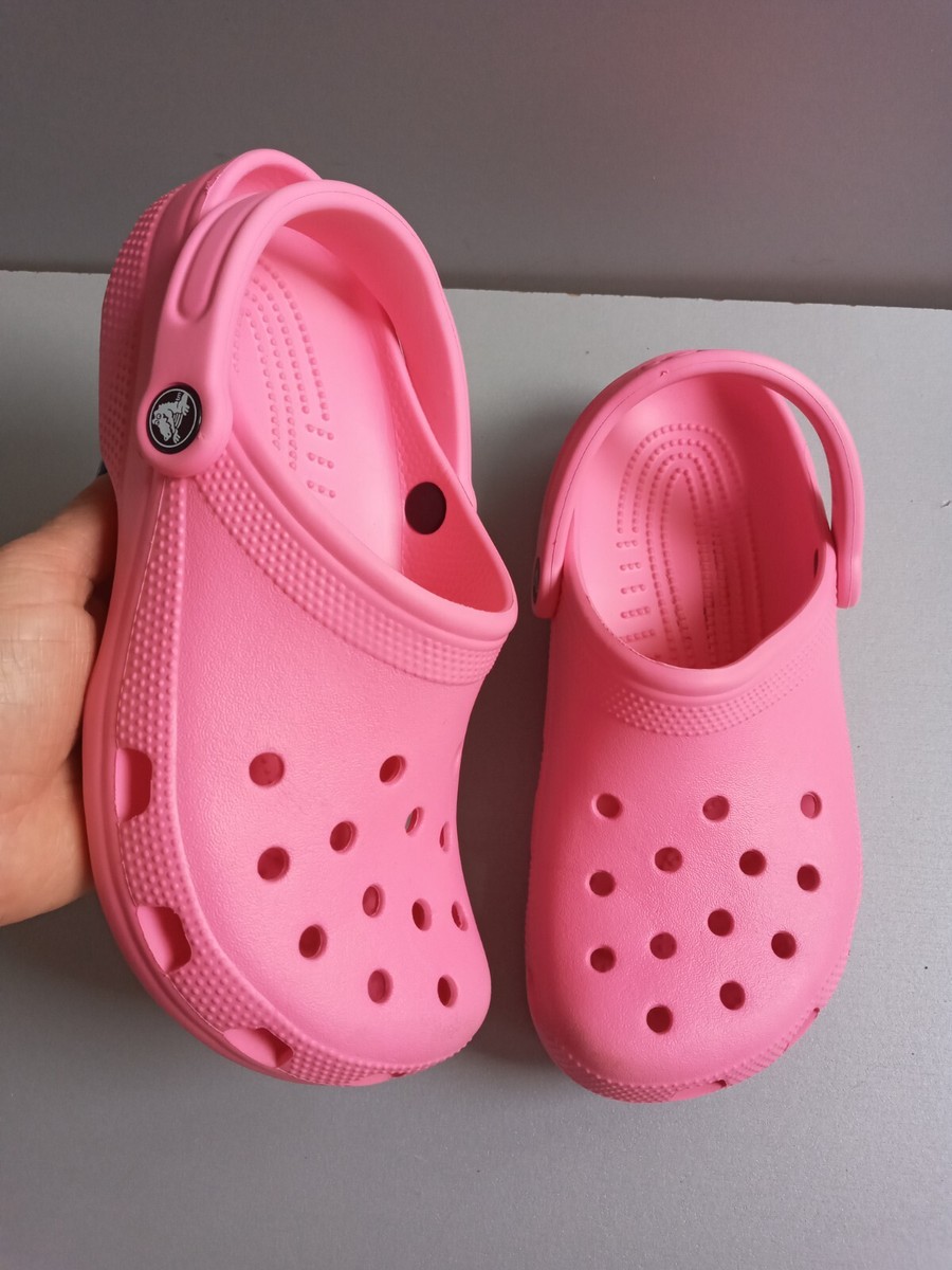 unisex Crocs Classic pink clogs M5W7 uk 4-5 eur 37-38 UK