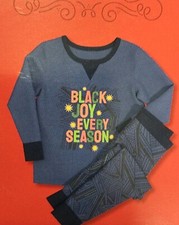 Kids' Joy Print Matching Family Pajama Set - Wondershop Blue 5 years 