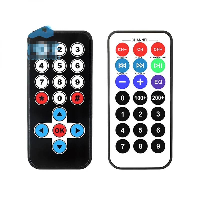 10PCS NEW MCU 51 MP3 infrared remote control without battery