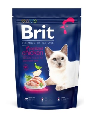 BRIT Premium by Nature Cat Sterilised Katzenfutter Adult Huhn 1,5 kg