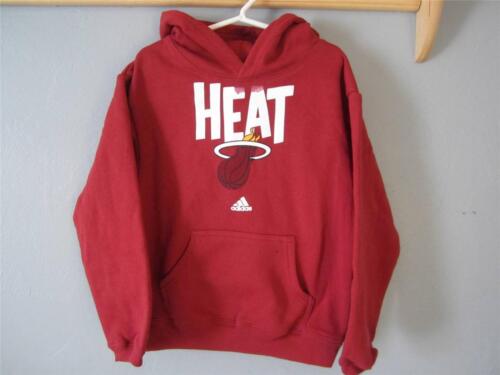 NEW-Minor Flaw MIAMI HEAT KIDS LARGE L (7) HOODIE BY ADIDAS - Picture 1 of 6