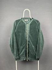 Kith Full Zip Velour Sweatshirt Size XS Green