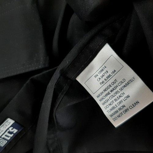 511 Tactical Series Men's Size M Shirt Black Long Sleeve Vented Utility Roll Tab - Picture 10 of 22