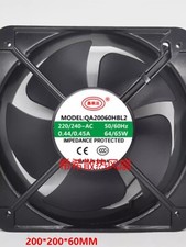 1PCS QA20060HBL2 20060 220/240V 0.44/0.45A 20CM Axial Cooling Fan
