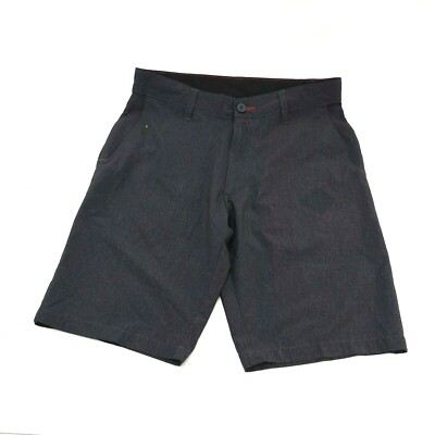 Burnside Greenix Board Shorts Charcoal Gray Men's Size 30 Missing Care Tag Used 