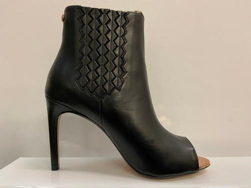 Ted Baker Larizen Peep Toe Ankle Boots 