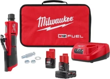 Milwaukee M12 FUEL Low Speed Buffer Kit - Red (2409-22)