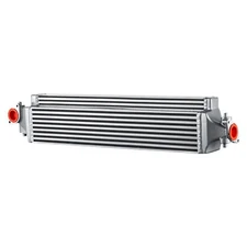 SILVER BOLT-ON Front MOUNT INTERCOOLER For 2016-2017 16 Honda CIVIC 1.5L ALLOY