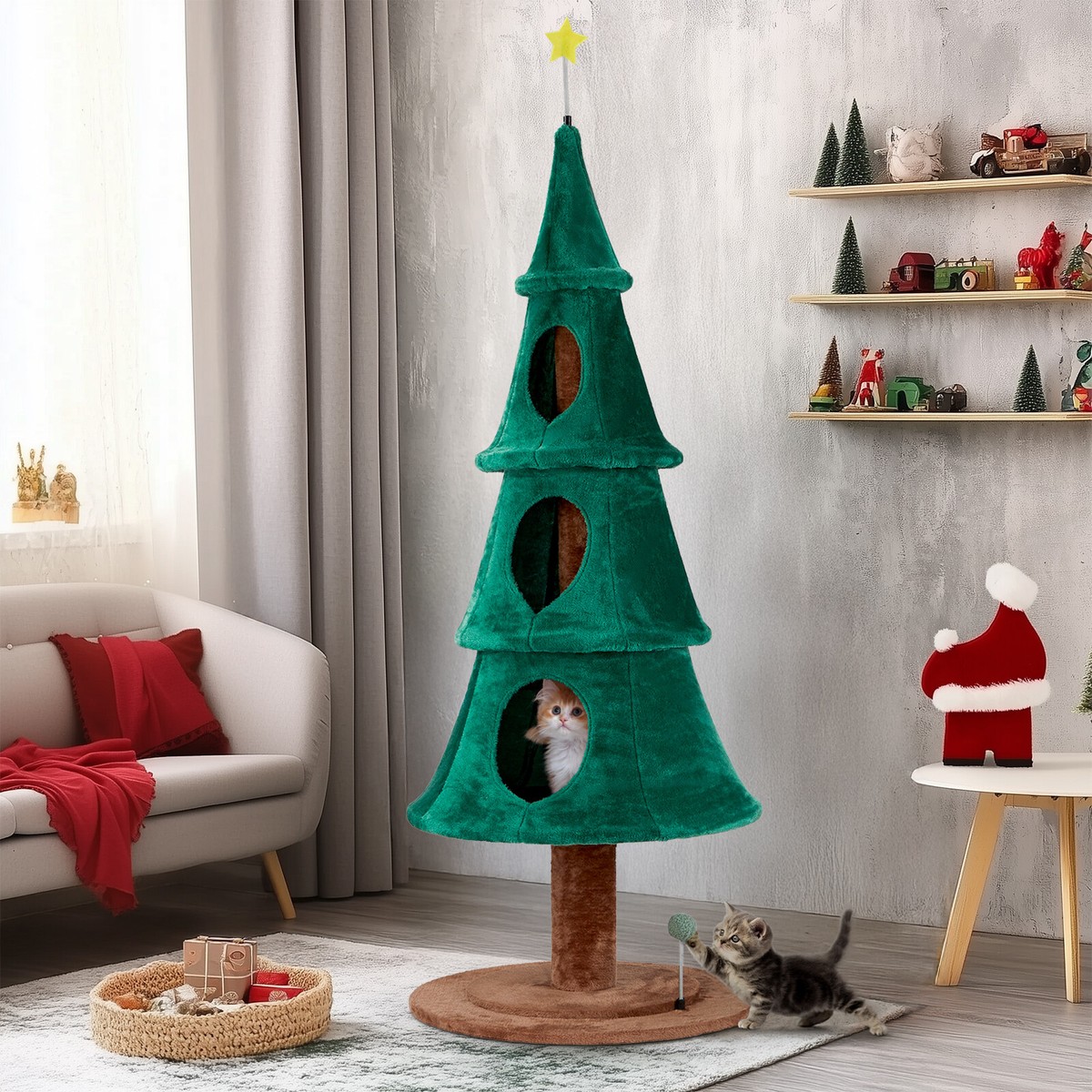 Cat Tower Cat Friendly Christmas Tree Allewie 63