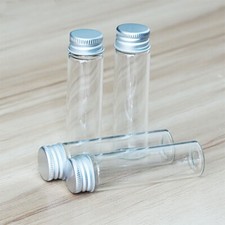 20ml Crafts Perfume Aluminum Mini Essential Candy Oils Glass Bottles 5-100pcs