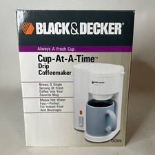 Black & Decker Drip Coffee Maker Cup at a Time Model DCM6 Brand New 1992 90s