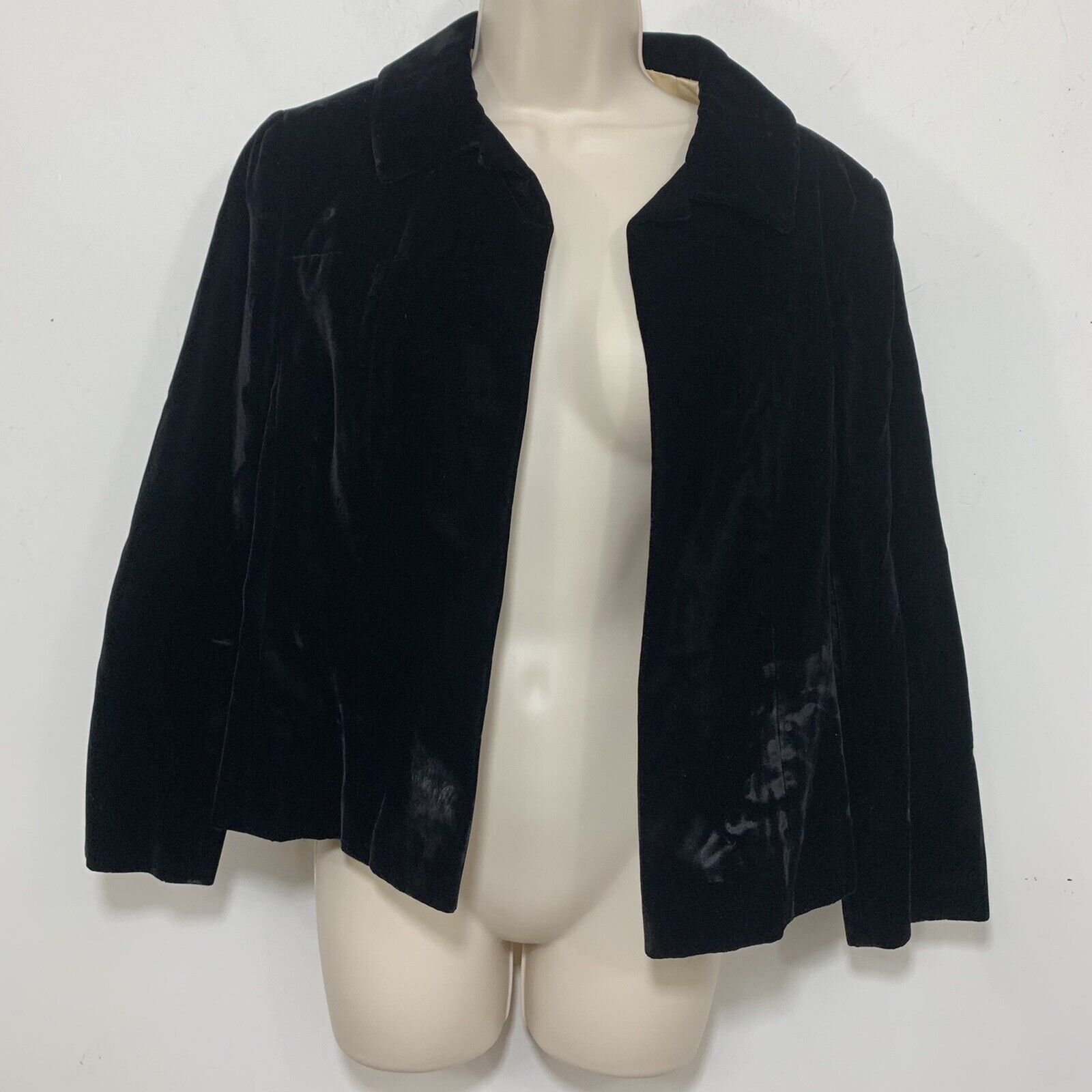 Vintage Christian Dior Black Velvet Bolero Jacket Op… - Gem