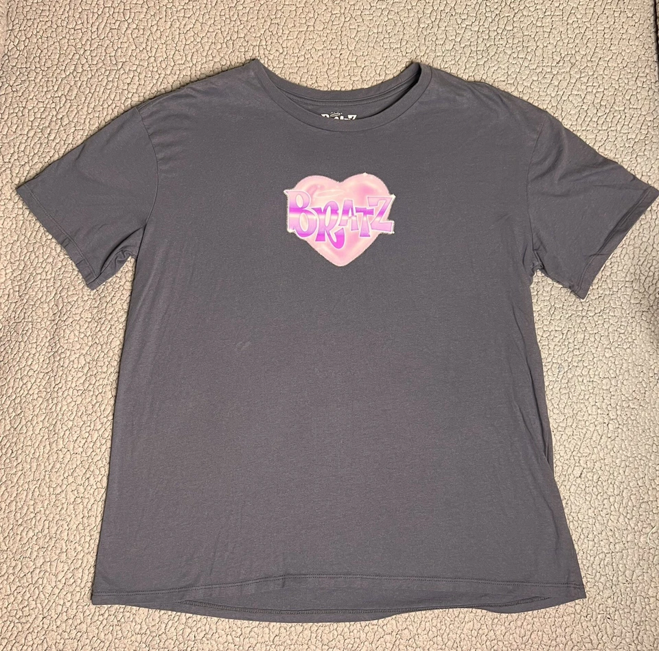 Camiseta Bratz Gris Y Rosa Junior Niñas Talla XXL Con Estampado Gráfico Foto 2 de 4