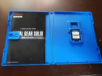 L GEAR SOLID HD EDITION PlayStation… Sony PlayStation Vita Metal Gear Solid HD Edition PS Video Game w
