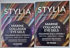 60 Pairs Marine Collagen Under Eye Gels Pads for Puffiness & Dark Circles 02/27