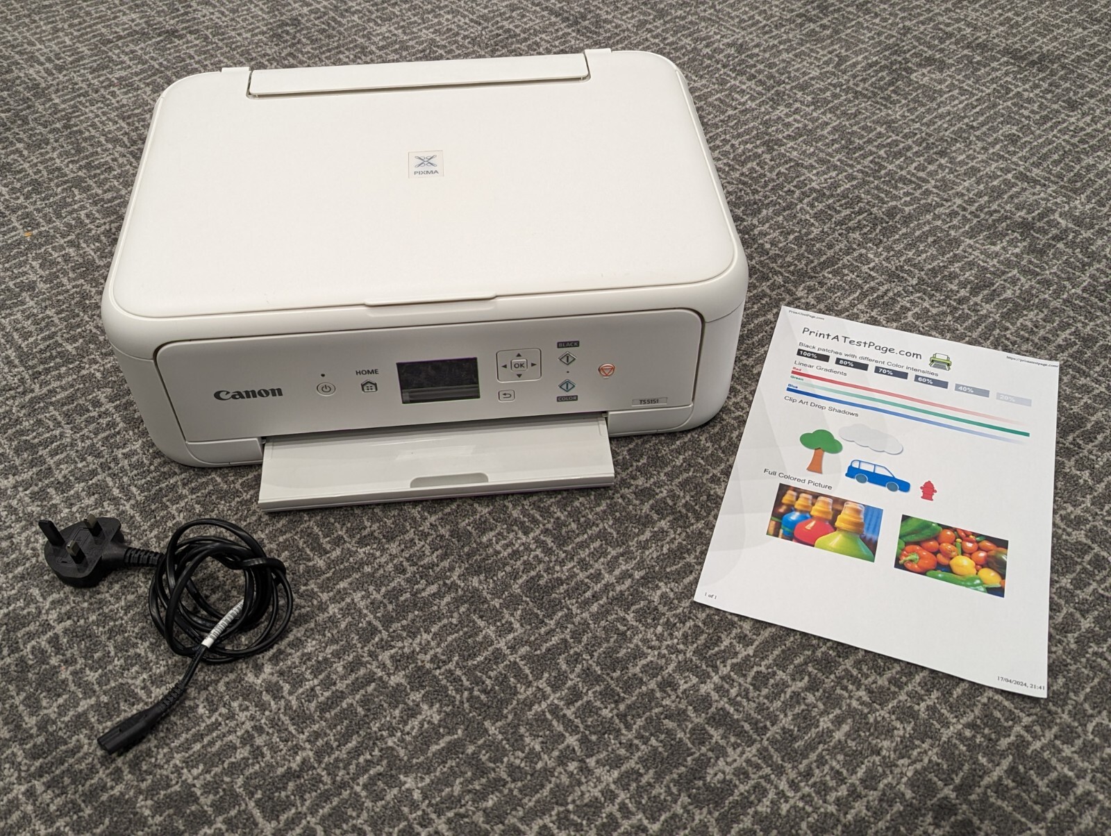 Canon Pixma TS5151 Multifunction Inkjet Wireless WiFi Printer Scanner Copier