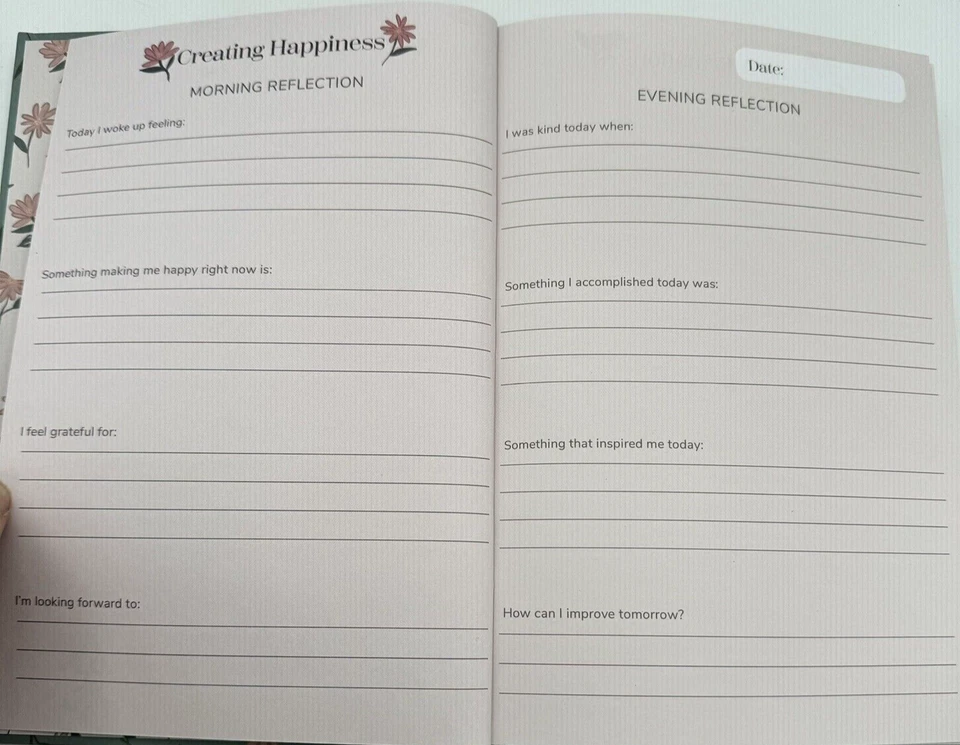 Happiness Journal Pooch & Sweetheart 8 Unique Pages Of Prompts BRAND NEW - Image 3 of 4