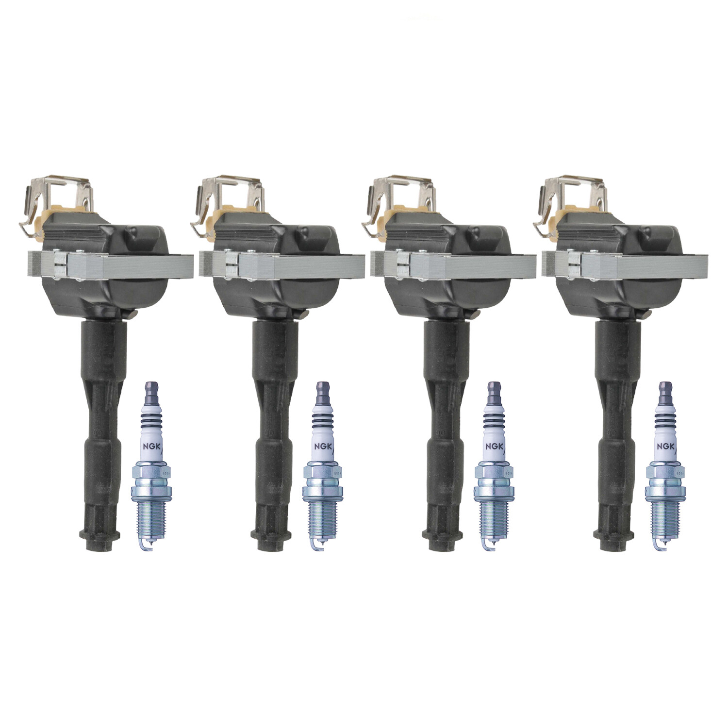 Bosch 4 Ignition Coil NGK 4 Iridium IX Spark Plug Kit For E30 318i 318is 1.8 L4