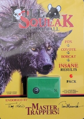6 Pack Kill Squeak Digital Predator Trap Call Trapping Supplies