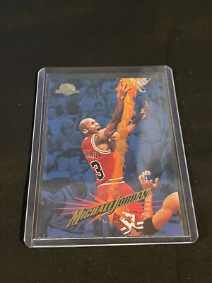 Michael Jordan 1995-96 SKYBOX PREMIUM HOT BASKETBALL ON FIRE