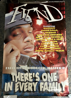 Fiend 1998 There's One In Every Family Promotional Poster Hip Hop Rap Promo